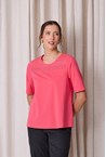 VOGUE TEE - bright pin